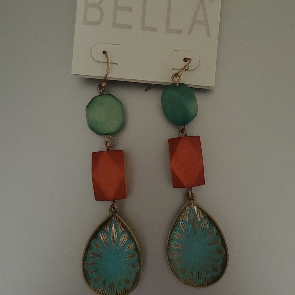 NWT Country Chic Turquoise Earrings